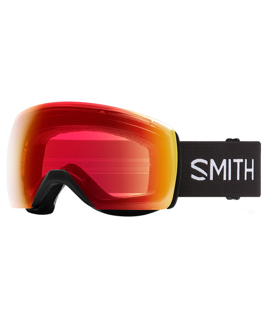 Smith Skyline XL Snow Goggles - Black / ChromaPop Photochromic Red Mirror - 2023 Snow Goggles - Trojan Wake Ski Snow