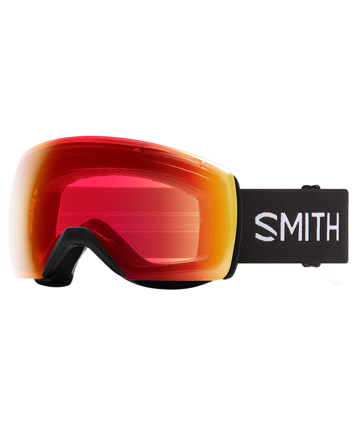 Smith Skyline XL Snow Goggles - Black / ChromaPop Photochromic Red Mirror - 2023 Snow Goggles - Trojan Wake Ski Snow