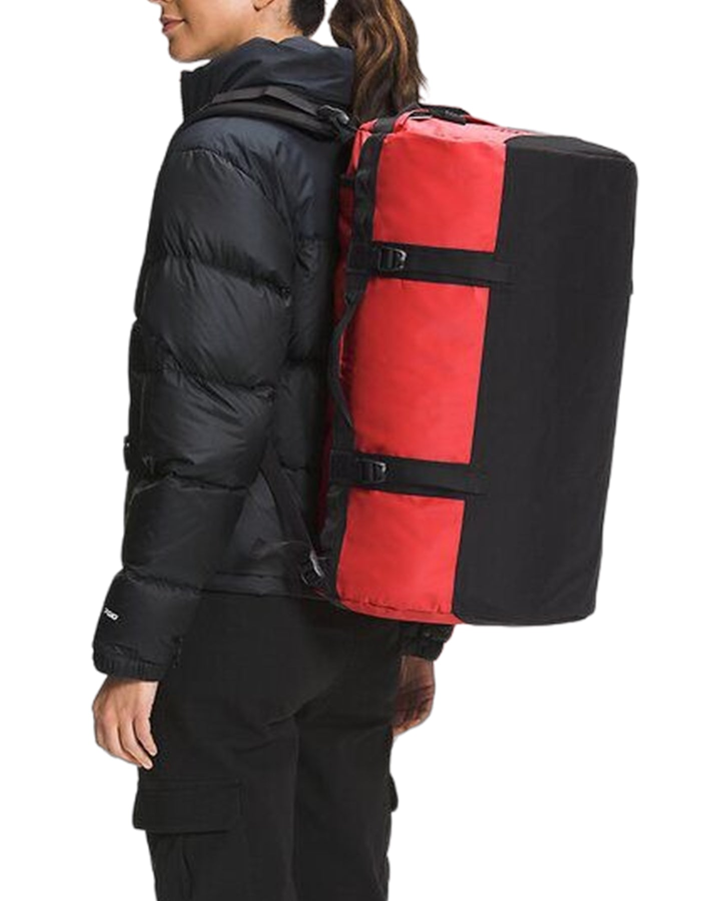 The North Face Base Camp Duffel - TNF Red / TNF Black - 2023 Luggage Bags - SnowSkiersWarehouse