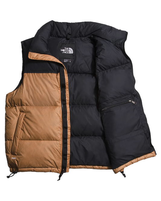 The North Face Men's 1996 Retro Nuptse Vest - Almond Butter Jackets - Trojan Wake Ski Snow