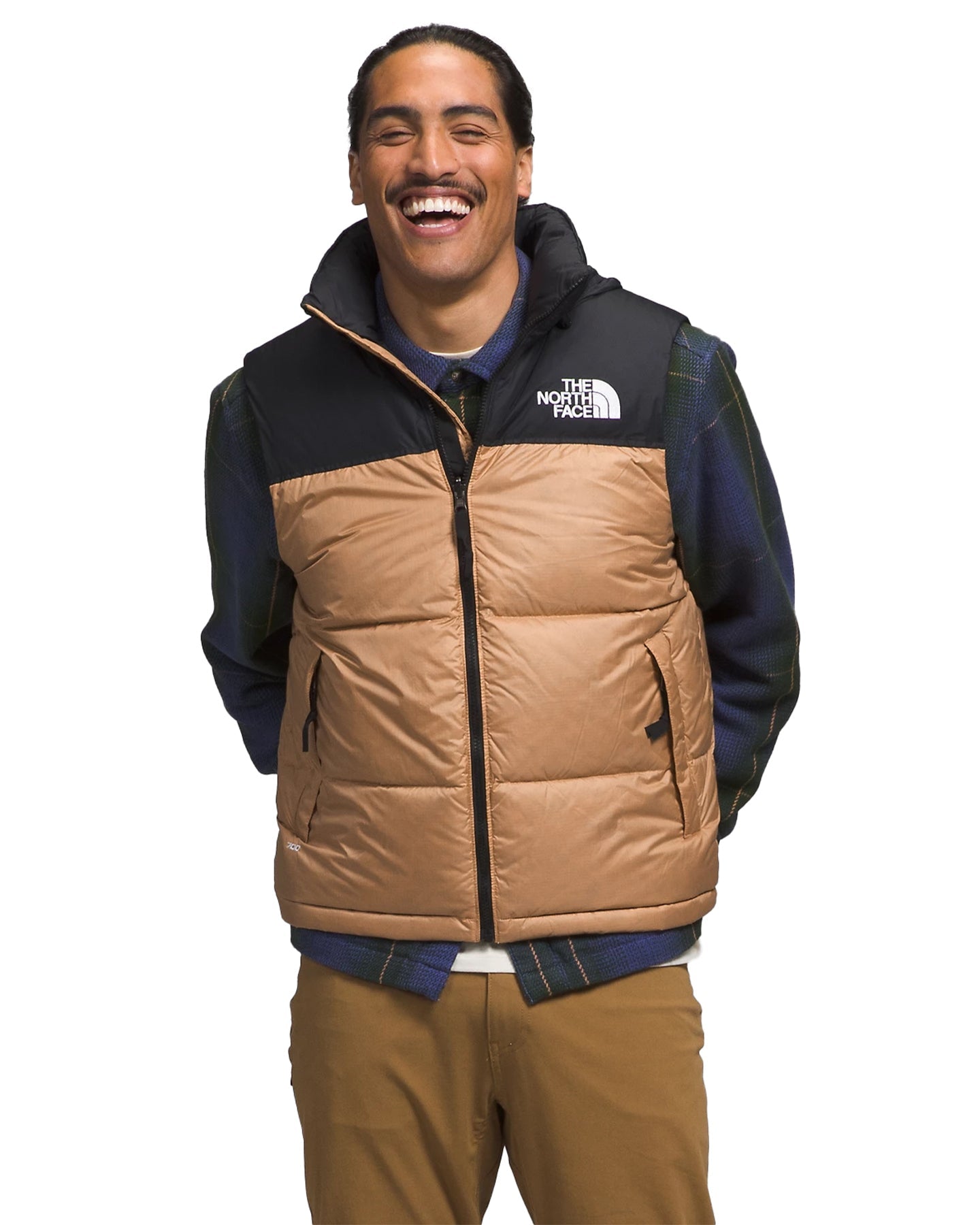 The North Face Men's 1996 Retro Nuptse Vest - Almond Butter Jackets - Trojan Wake Ski Snow