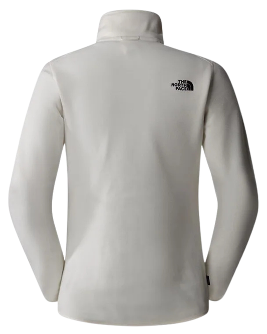 The North Face Women's 100 Glacier Fullzip - White Dune