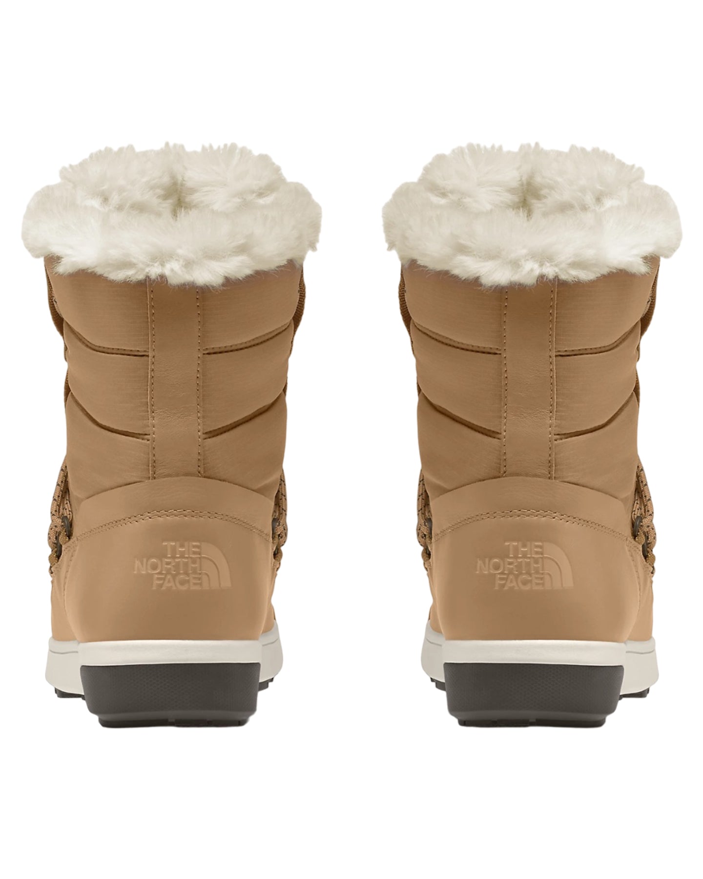 The North Face Women's Sierra Luxe Waterproof Apres Boots - Almond Butter/Falconbrown Apres Boots - SnowSkiersWarehouse