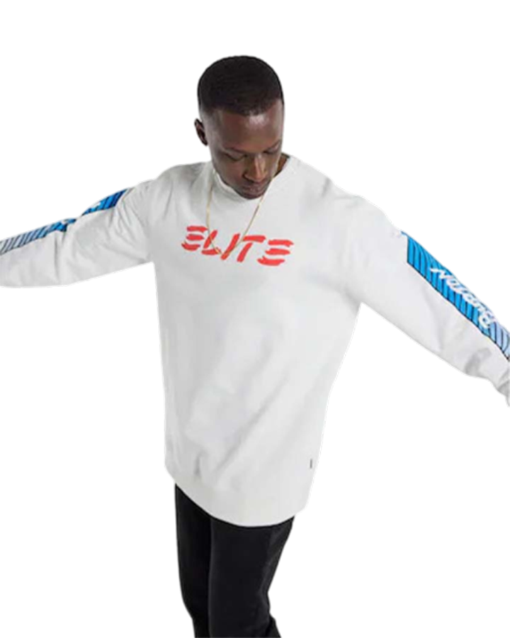 Burton 1987 Elite Crew - Stout White Hoodies & Sweatshirts - Trojan Wake Ski Snow