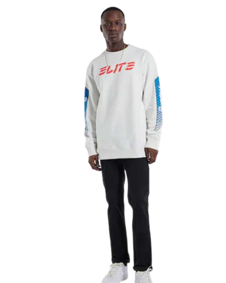 Burton 1987 Elite Crew - Stout White Hoodies & Sweatshirts - Trojan Wake Ski Snow