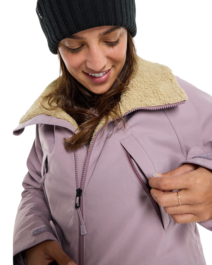 Burton Womens Prowess Jacket - Elderberry - 2023 Snow Jackets - Trojan Wake Ski Snow