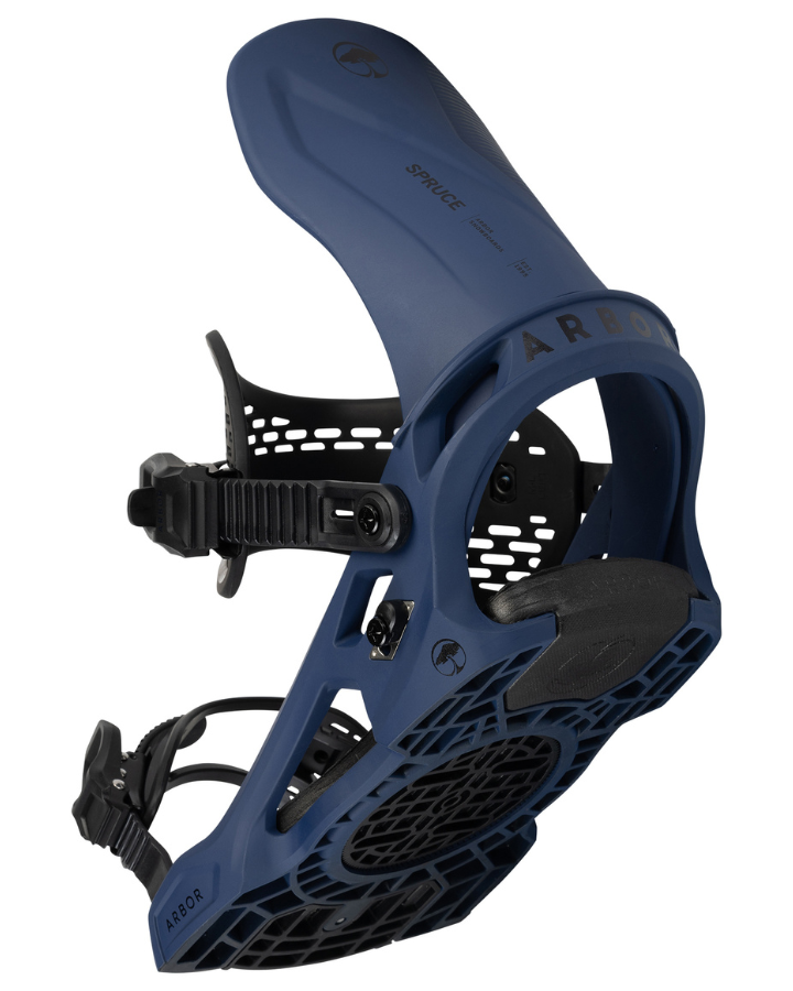 Arbor Spruce Snowboard Binding - Midnight Blue - 2023 Snowboard Bindings - Trojan Wake Ski Snow