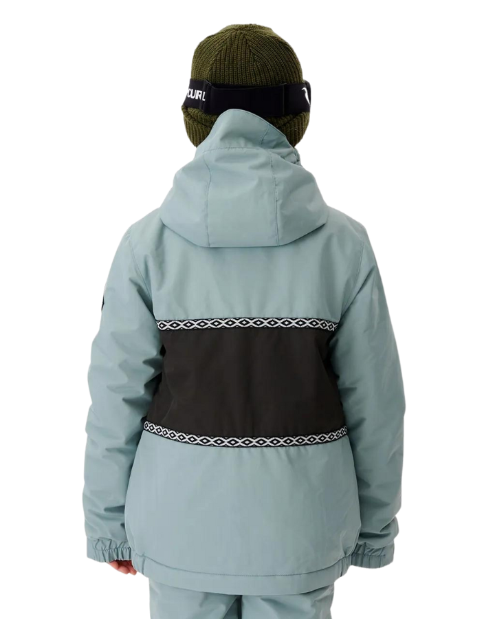 Rip Curl Olly Snow Jacket Kids - Mineral Blue - 2023 Snow Jackets - Trojan Wake Ski Snow