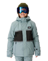 Rip Curl Olly Snow Jacket Kids - Mineral Blue - 2023 Snow Jackets - Trojan Wake Ski Snow