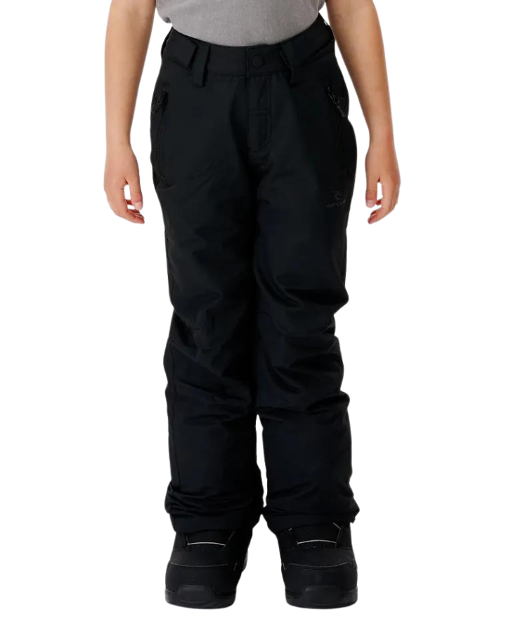 Rip Curl Olly Snow Pants Kids 10K  - Jet Black - 2023 Snow Pants - Trojan Wake Ski Snow