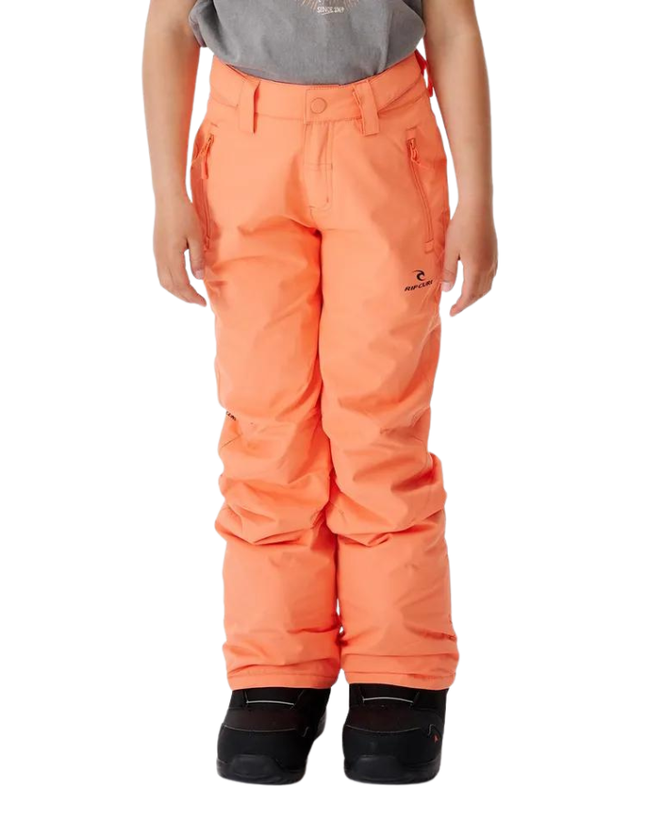 Rip Curl Olly Snow Pants Kids 10K  - Salmon  - 2023 Snow Pants - Trojan Wake Ski Snow