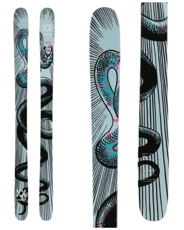 Volkl Revolt 104 Skis - 2024 Snow Skis - Mens - SnowSkiersWarehouse