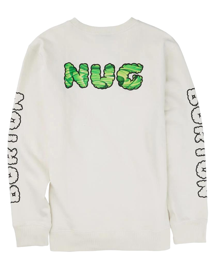 Burton 2011 Nug Crew - Stout White Hoodies & Sweatshirts - Trojan Wake Ski Snow