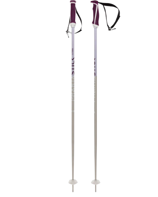 Volkl Phantastick W Ski Poles - Silver - 2023 Ski Poles - Trojan Wake Ski Snow