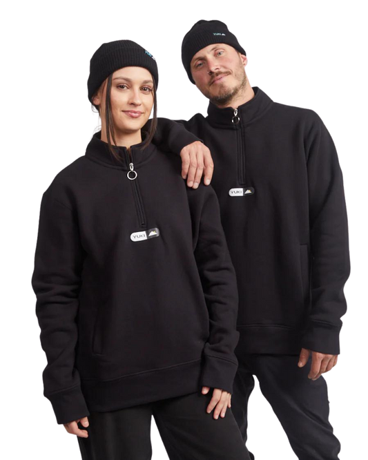 Yuki Threads Pill Crew - Black Hoodies & Sweatshirts - Trojan Wake Ski Snow