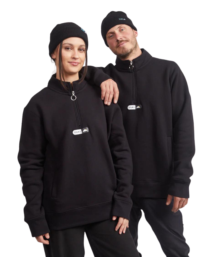 Yuki Threads Pill Crew - Black Hoodies & Sweatshirts - Trojan Wake Ski Snow