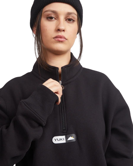 Yuki Threads Pill Crew - Black Unisex Crewnecks - Trojan Wake Ski Snow