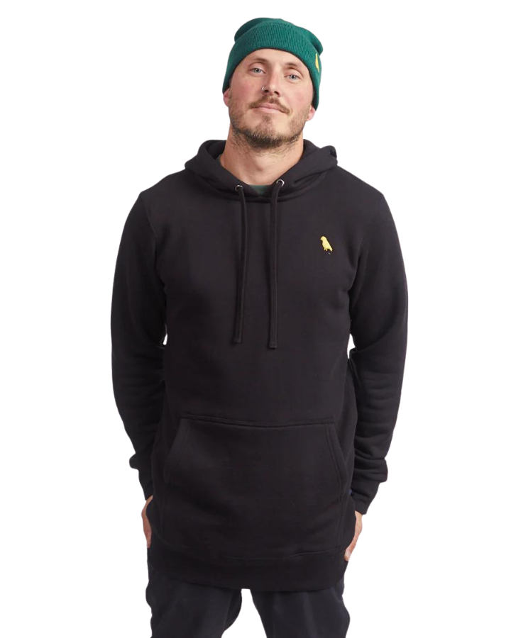 Yuki Threads Slim Old Mate Hoodie - Black Hoodies & Sweatshirts - Trojan Wake Ski Snow