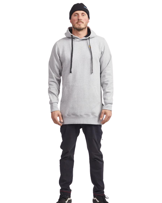 Yuki Threads Slim Old Mate Hoodie - Heather Grey Hoodies & Sweatshirts - Trojan Wake Ski Snow