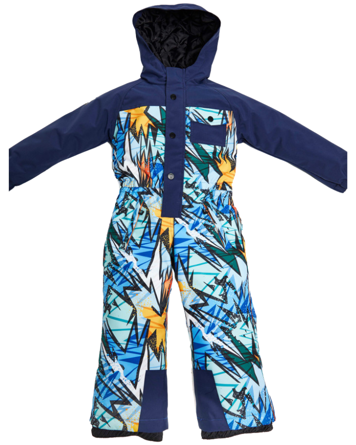 Elude Kids Onesie - Retro Freeze - 2023 Kids' Snow Onesies - Trojan Wake Ski Snow