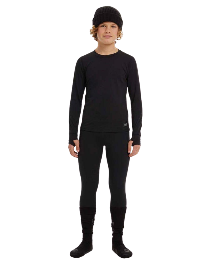 Elude Boys Crew Neck Top - True Black - 2023 Thermals - Trojan Wake Ski Snow