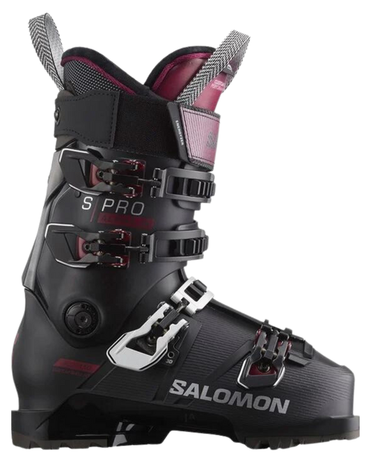 Salomon S/Pro Alpha 110 W Gw E Women's - Black/Cordovan - 2024 Women's Snow Ski Boots - SnowSkiersWarehouse