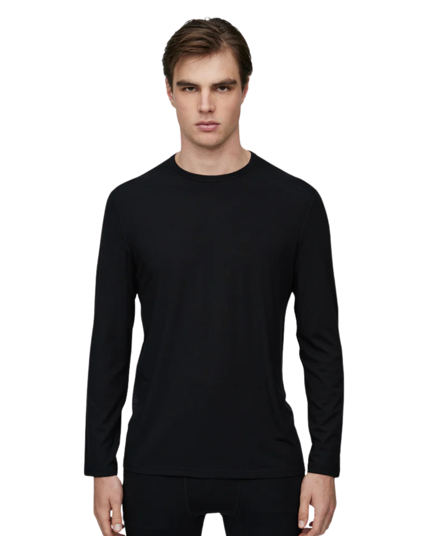 Le Bent Mens Core Midweight Crew - Black