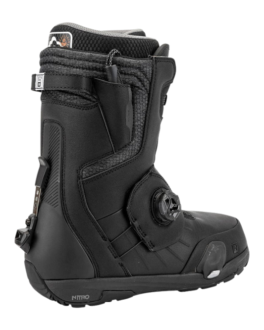 Nitro Profile TLS Step On® Snowboard Boots - Black Unisex Snowboard Boots - Trojan Wake Ski Snow