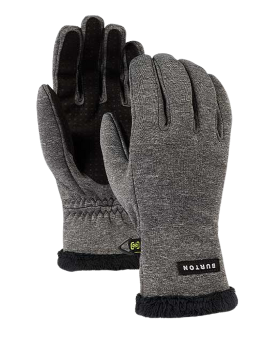 Burton Women's Sapphire Gloves - True Black Heather Women's Snow Gloves - Trojan Wake Ski Snow
