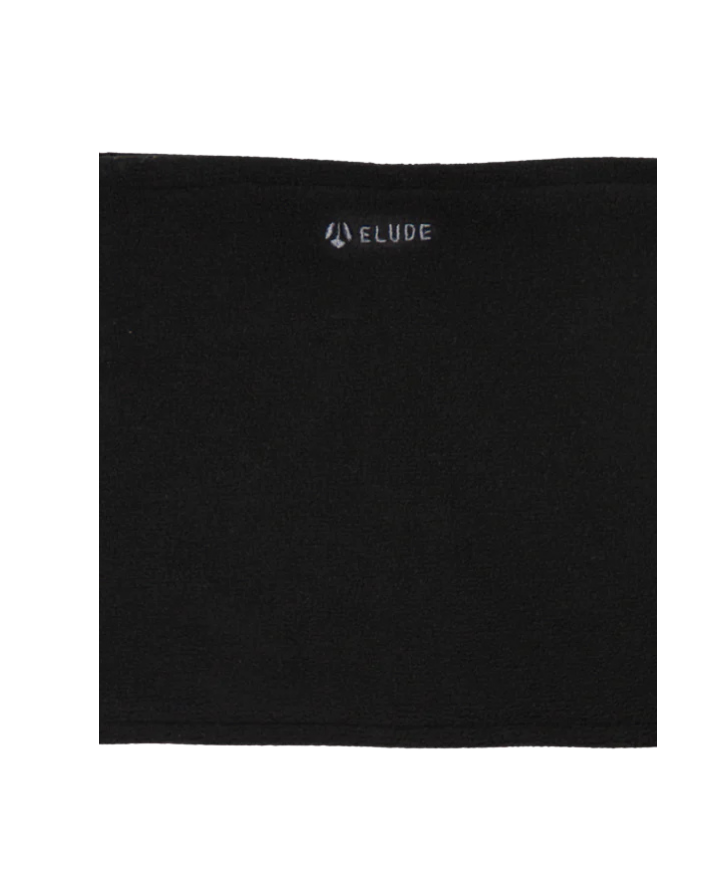 Elude Men's Double Layer Neck Warmer - True Black