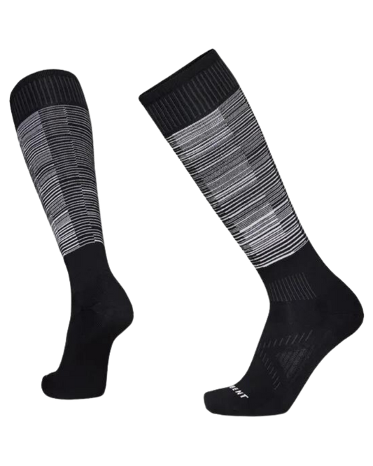 Le Bent Glacier Targeted Cushion Snow Sock - Black - 2023 Socks - Trojan Wake Ski Snow