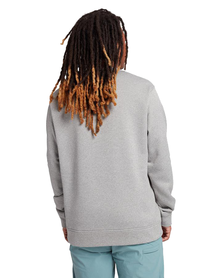 Burton Oak Crewneck Pullover - Gray Heather - 2023 Hoodies & Sweatshirts - Trojan Wake Ski Snow