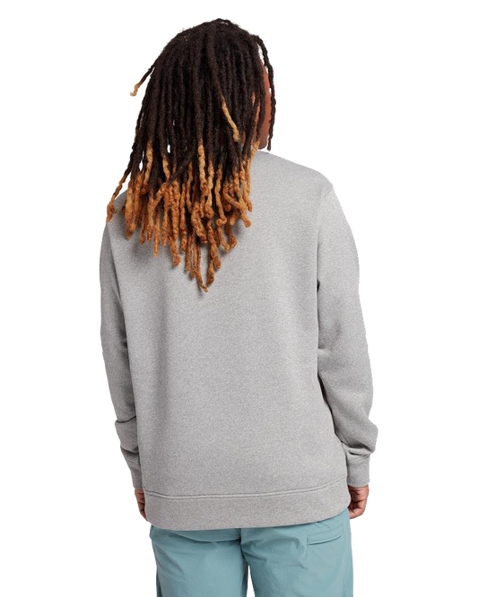 Burton Oak Crewneck Pullover - Gray Heather - 2023 Hoodies & Sweatshirts - Trojan Wake Ski Snow