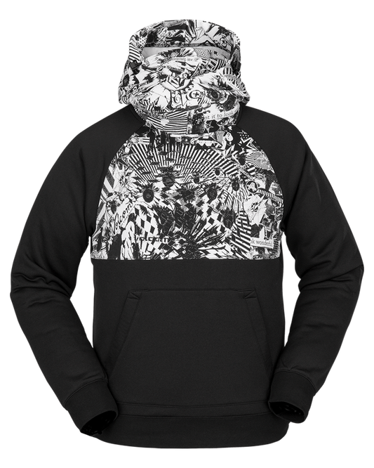 Volcom Hydro Riding Hoodie - Black White Hoodies & Sweatshirts - Trojan Wake Ski Snow