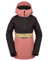 Volcom Ashfield Pullover - Earth Pink Snow Jackets - Trojan Wake Ski Snow