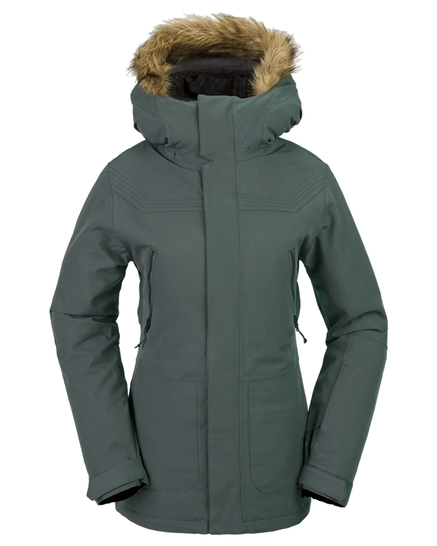 Volcom Shadow Ins Jacket - Eucalyptus Women's Snow Jackets - SnowSkiersWarehouse
