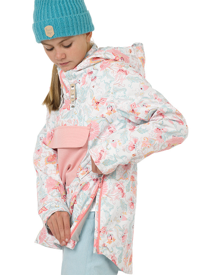 Rojo Hazel Girl's Snow Jacket - Royale Snow White - 2023 Snow Jackets - Trojan Wake Ski Snow