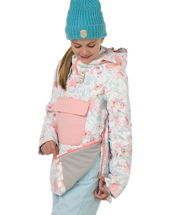 Rojo Hazel Girl's Snow Jacket - Royale Snow White - 2023 Snow Jackets - Trojan Wake Ski Snow