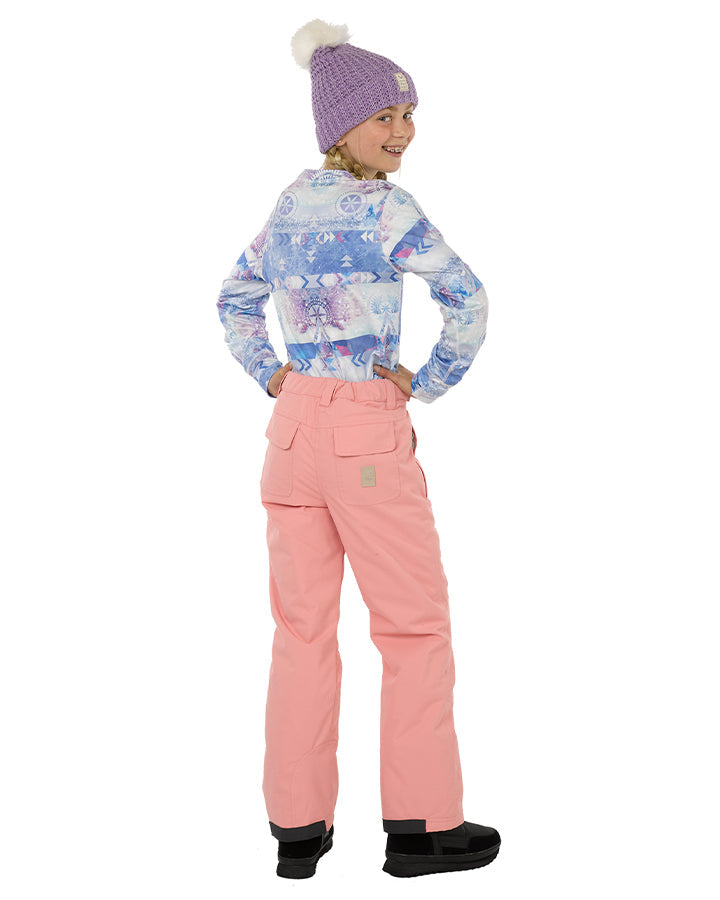 Rojo BF4EVA Girl's Snow Pant - Pink Icing - 2023 Snow Jackets - Trojan Wake Ski Snow