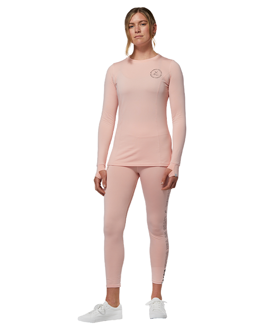 Rojo Tranquility Park Women's Thermal Bottom - English Rose Thermals - Trojan Wake Ski Snow