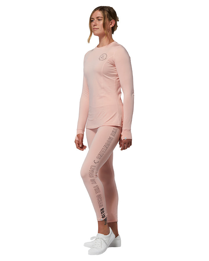 Rojo Tranquility Park Women's Thermal Bottom - English Rose Thermals - Trojan Wake Ski Snow