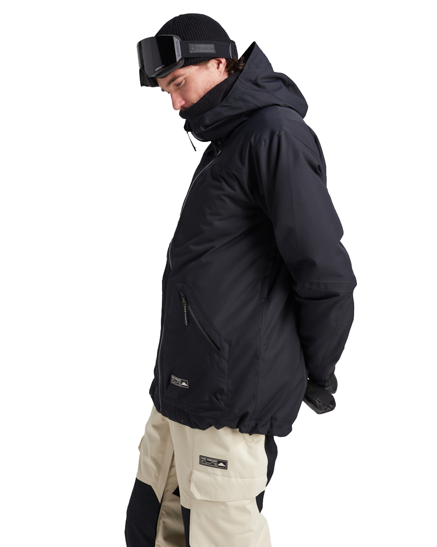 Yuki Threads Northbound Snow Jacket - Black Snow Jackets - Trojan Wake Ski Snow