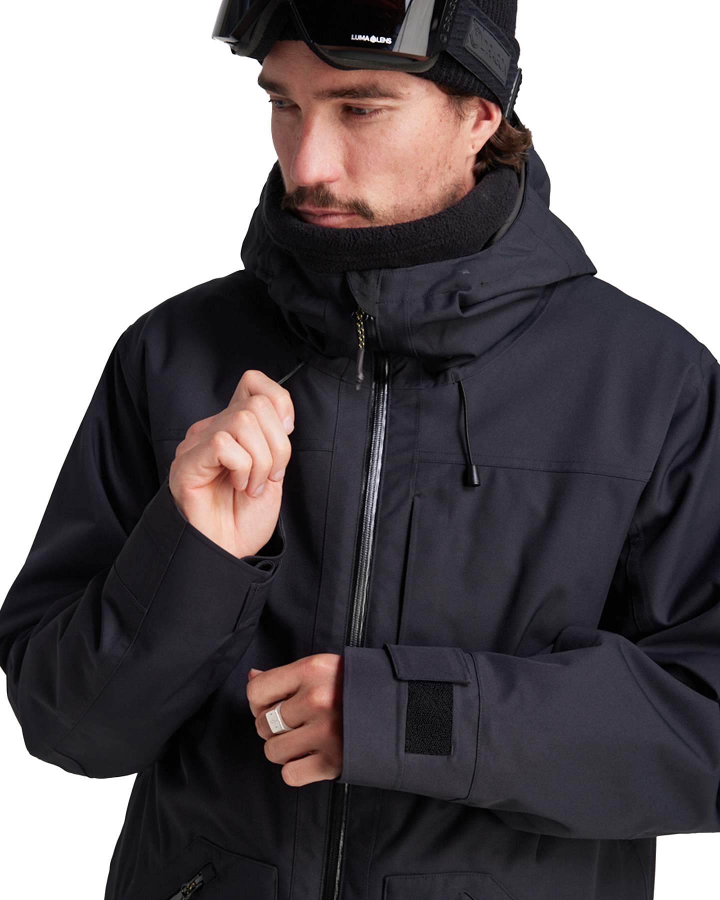 Yuki Threads Northbound Snow Jacket - Black Snow Jackets - Trojan Wake Ski Snow