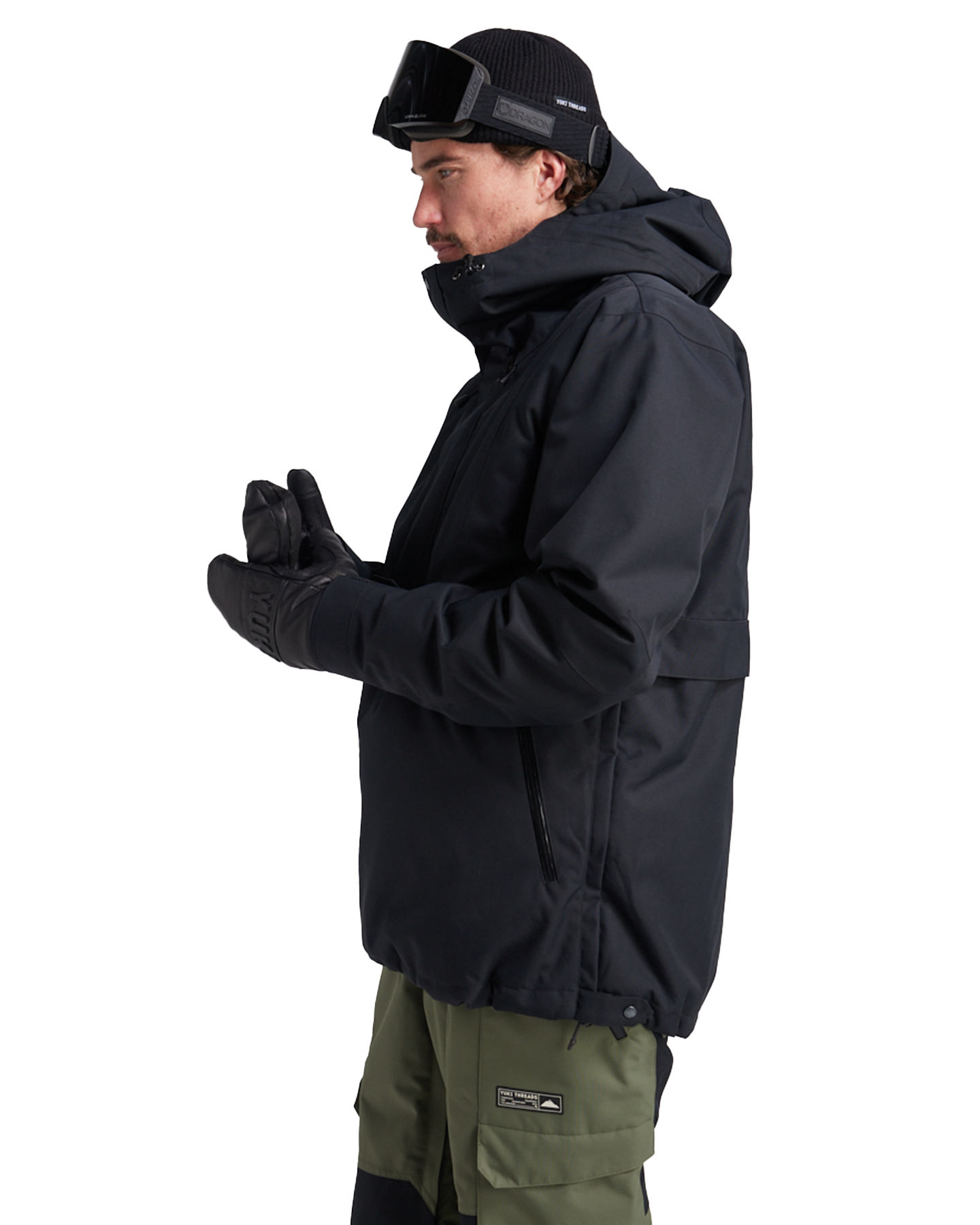 Yuki Threads Street Snow Jacket - Black Snow Jackets - Trojan Wake Ski Snow