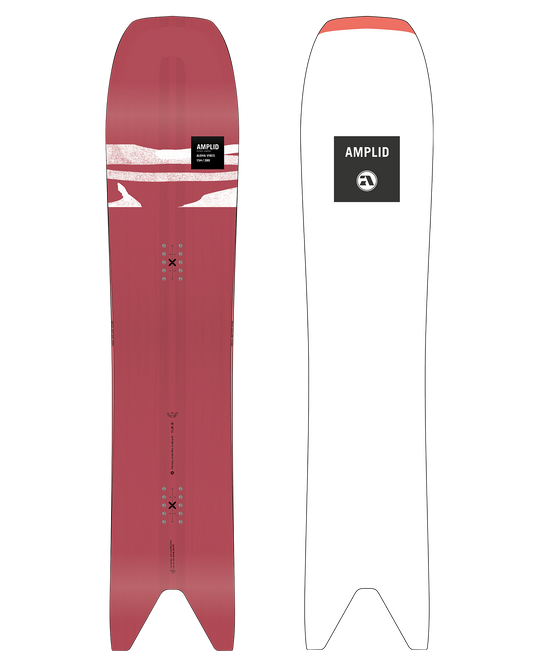 Amplid The Aloha Vibes Snowboard - 2025 Men's Snowboards - Trojan Wake Ski Snow