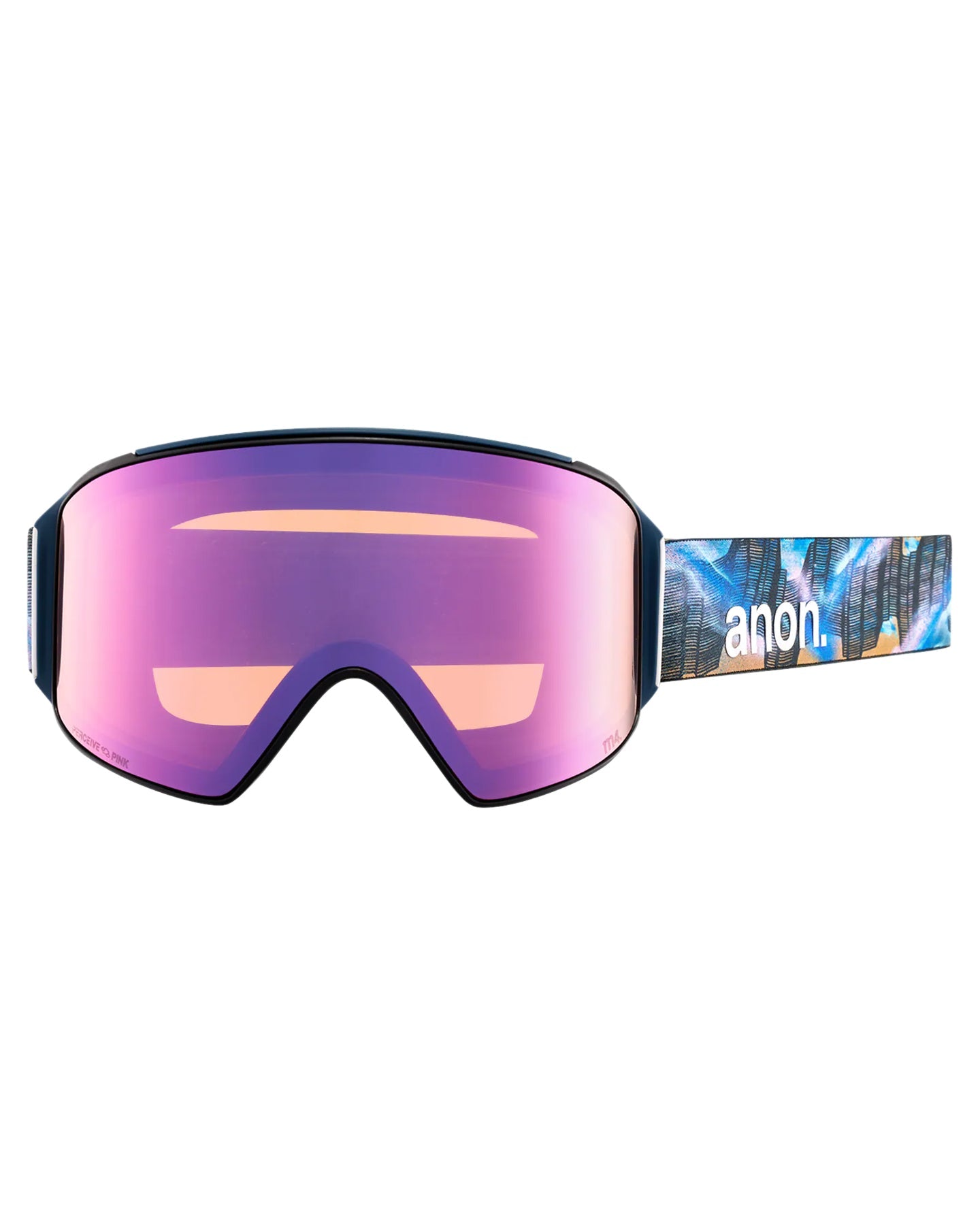 Anon M4 Cylindrical Snow Goggles + Bonus Lens + Mfi® Face Mask - Chet Malinow/Perceive Variable Blue Lens Snow Goggles - Trojan Wake Ski Snow