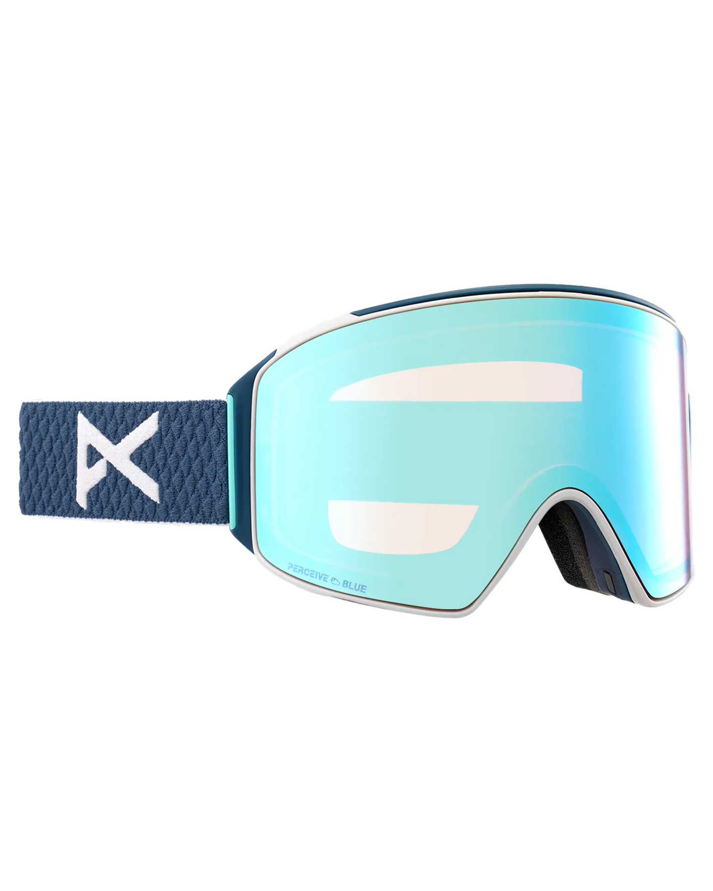 Anon M4 Cylindrical Snow Goggles + Bonus Lens + Mfi® Face Mask - Nightfall/Perceive Variable Blue Lens Snow Goggles - Trojan Wake Ski Snow