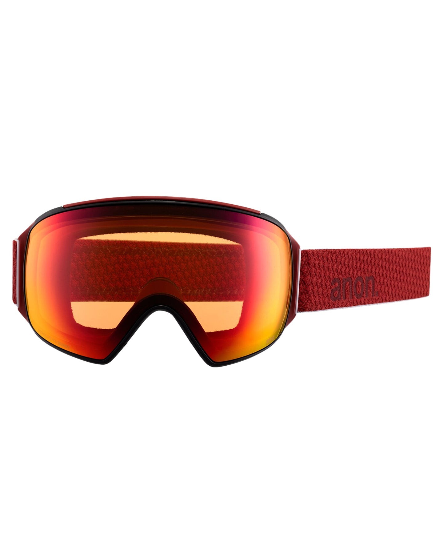 Anon M4 Toric Low Bridge Fit Snow Goggles + Bonus Lens + Mfi® Face Mask - Mars/Perceive Sunny Red Lens Snow Goggles - Trojan Wake Ski Snow