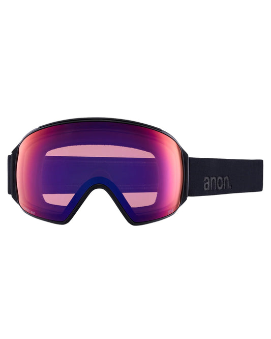 Anon M4 Toric Low Bridge Snow Goggles + Bonus Lens + Mfi® Face Mask - Smoke/Perceive Sunny Onyx Lens Men's Snow Goggles - Trojan Wake Ski Snow