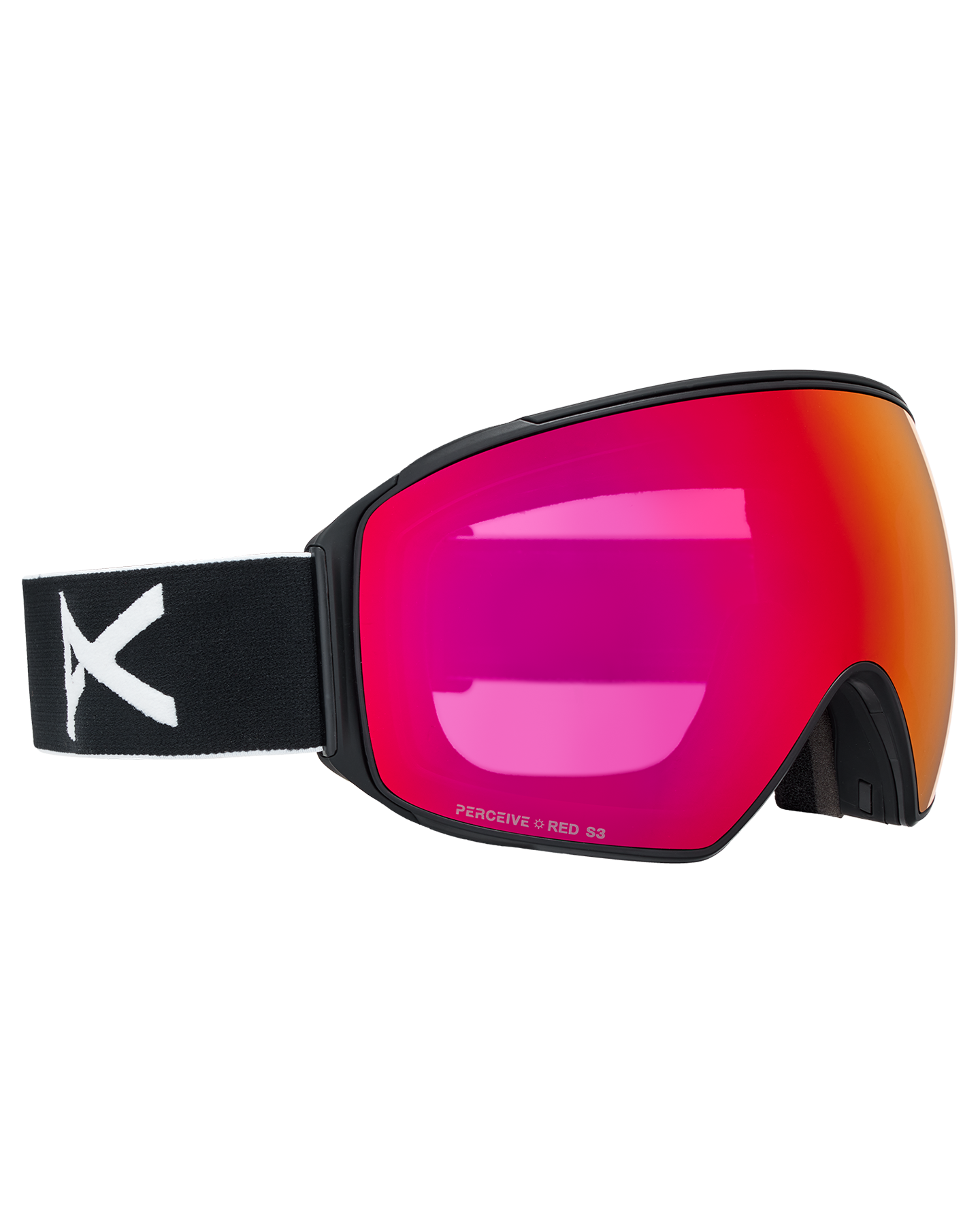 Anon M4 (Toric) Snow Goggles + Bonus Lens + MFI® Face Mask - Black/Perceive Sunny Red